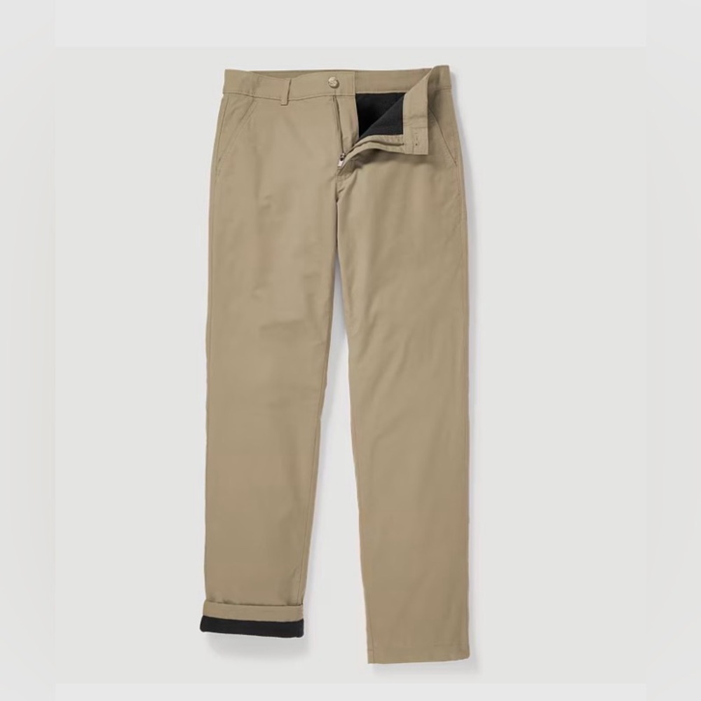 Eddie Bauer Fleece Lined Khakis